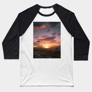 Sunset Jets Baseball T-Shirt